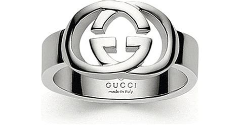 gucci wedding ring women's|Gucci interlocking ring silver.